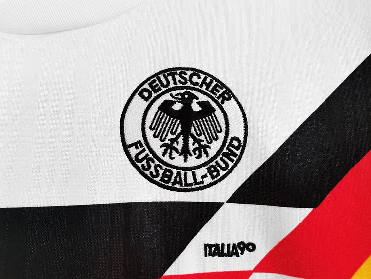 Deutschland Rudi Völler 9 Home Retro Trikot WM 1990