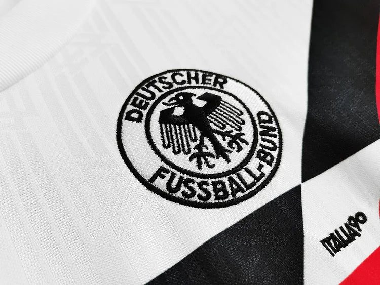 Deutschland Rudi Völler 9 Home Retro Trikot WM 1990