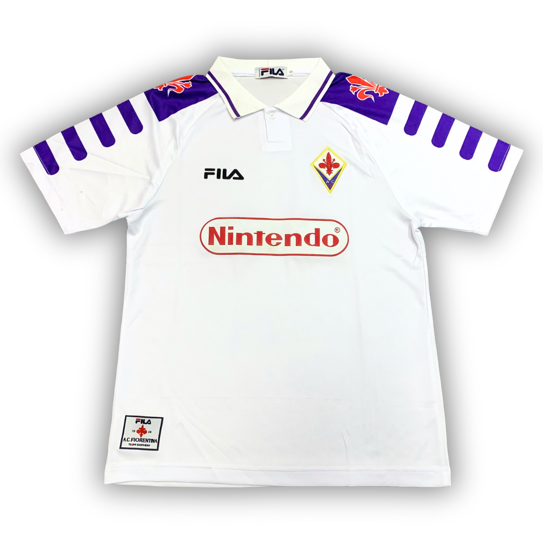 1988-99 Fiorentina Auswärts Retro Trikot | Gabriel Batistuta #9 GRÖßE XL