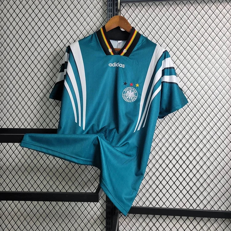 Deutschland Away Retro Trikot 1996s - Grün