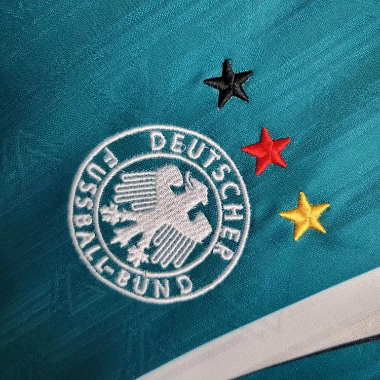 Deutschland Away Retro Trikot 1996s - Grün