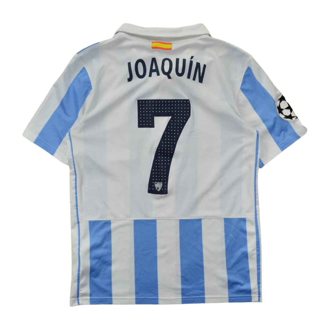 2012-13 Malaga Home Retro Trikot #7 Joaquin