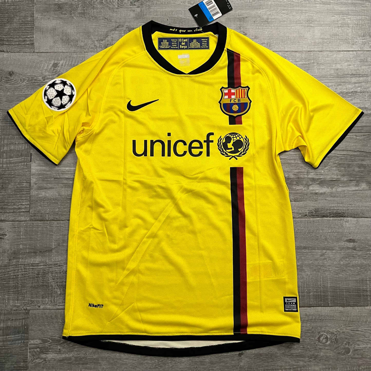 2008-09 - BARCELONA AWAY | RETRO Iniesta – Größe XL