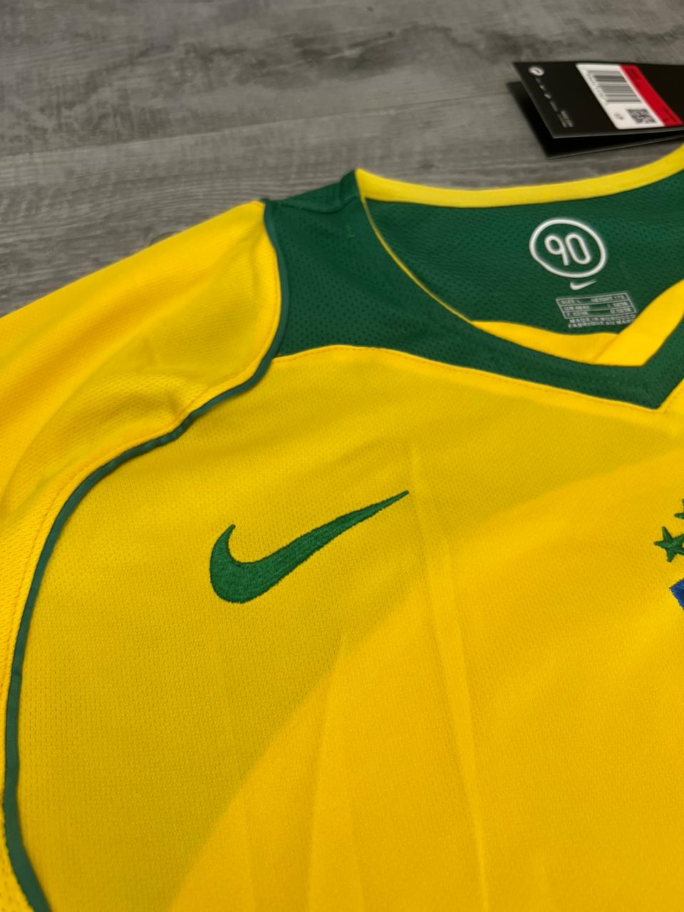 2004-06 - BRASIL HOME | RETRO Ronaldo | Größe XL