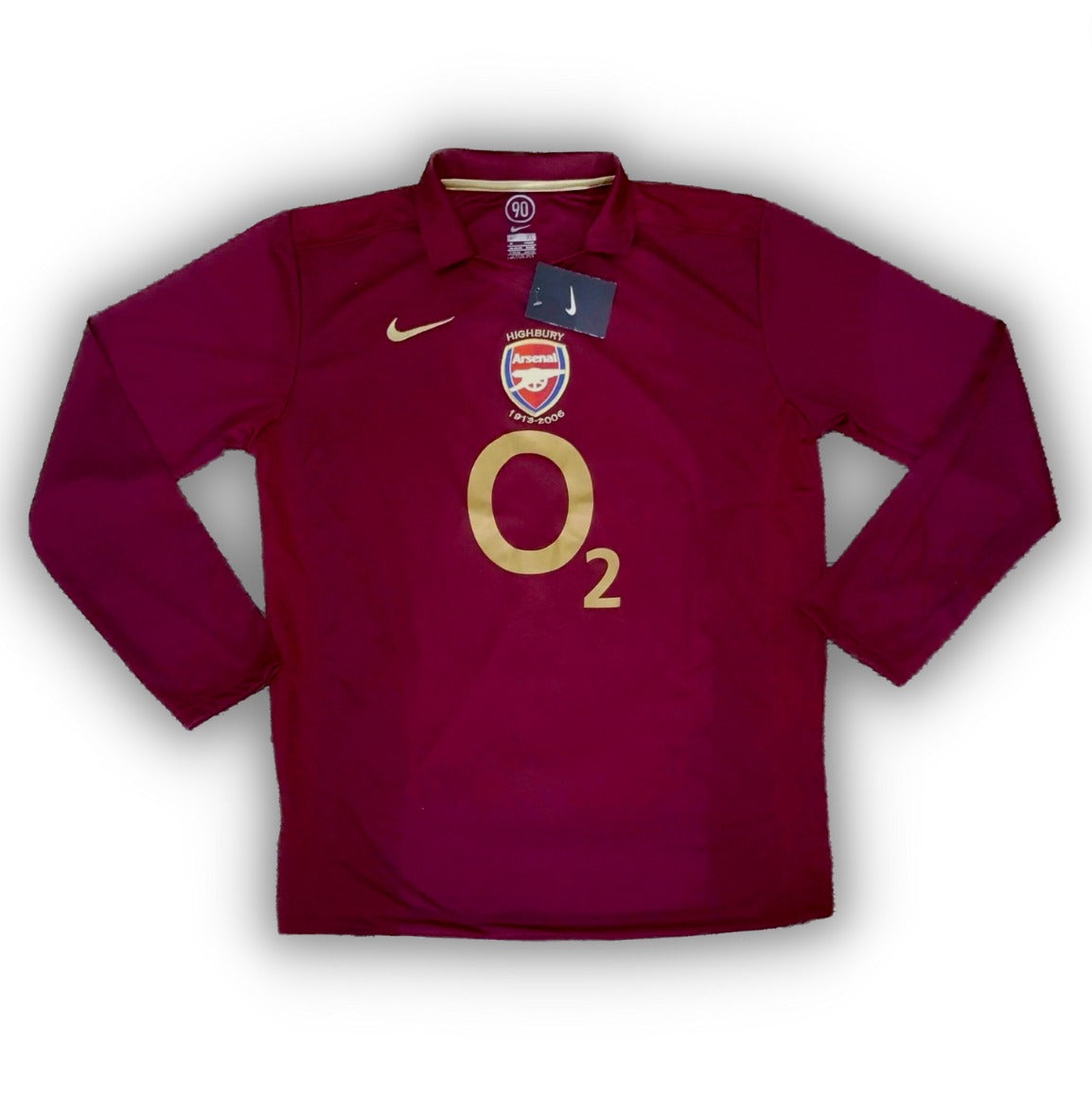 2005-06 Arsenal Home Retro Trikot | Thierry Henry #14 | Vintage Fußball Trikot | Größe XL