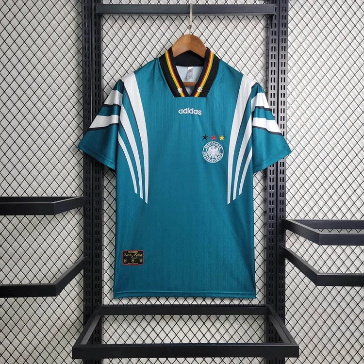 Deutschland Away Retro Trikot 1996s - Grün