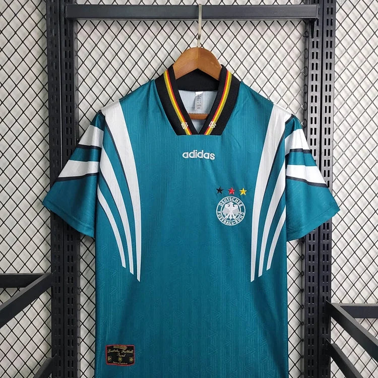 Deutschland Away Retro Trikot 1996s - Grün