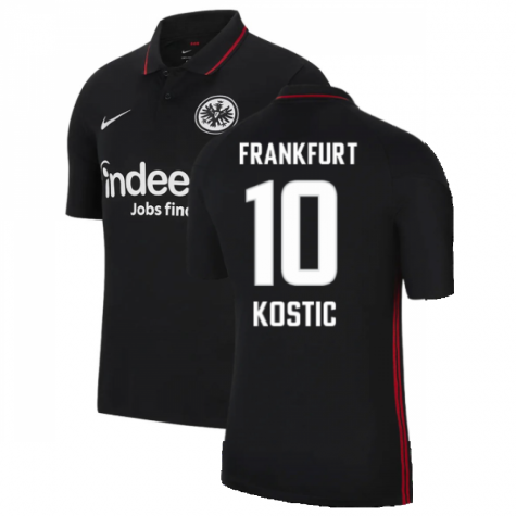 Eintracht Frankfurt Filip Kostić 10 Home Trikot 2021-2022