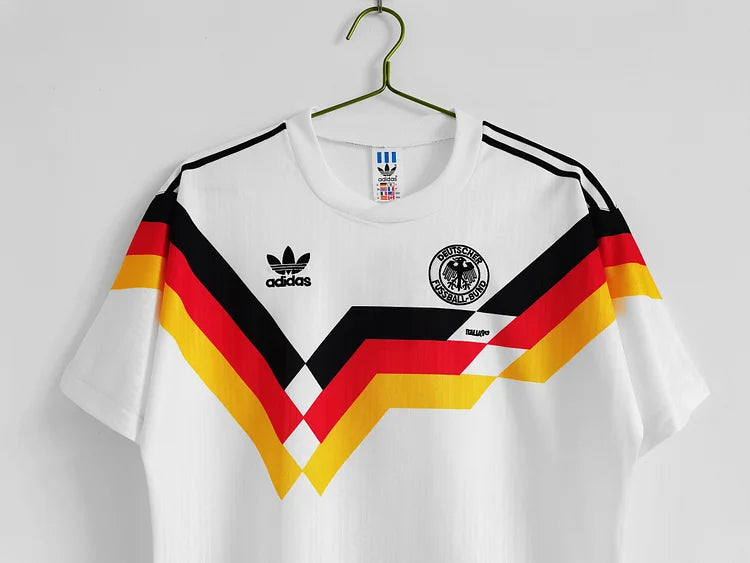 Deutschland Rudi Völler 9 Home Retro Trikot WM 1990