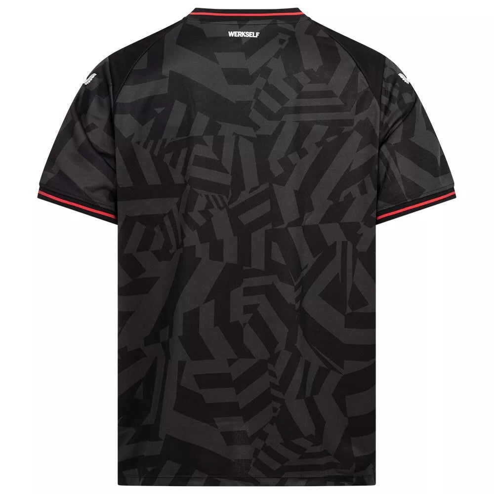 Bayer 04 Leverkusen CASTORE Herren Auswärtstrikot – Schwarz – Größe XL – Neu