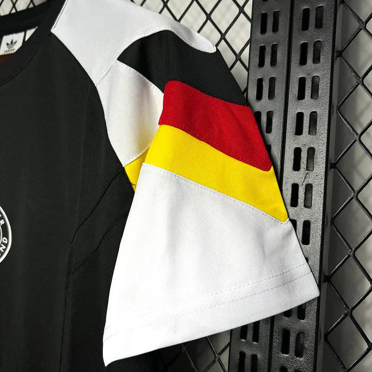 Deutschland Retro Trainingstrikot EM 2024 - Schwarz