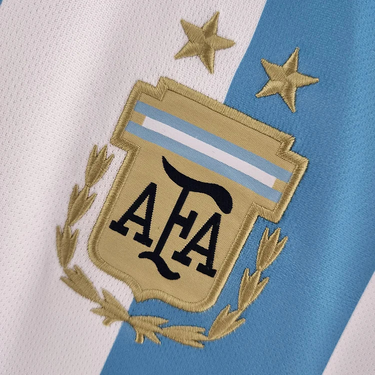argentinien kinder trikot wm 2022 | messi #10 | heim | 3 sterne