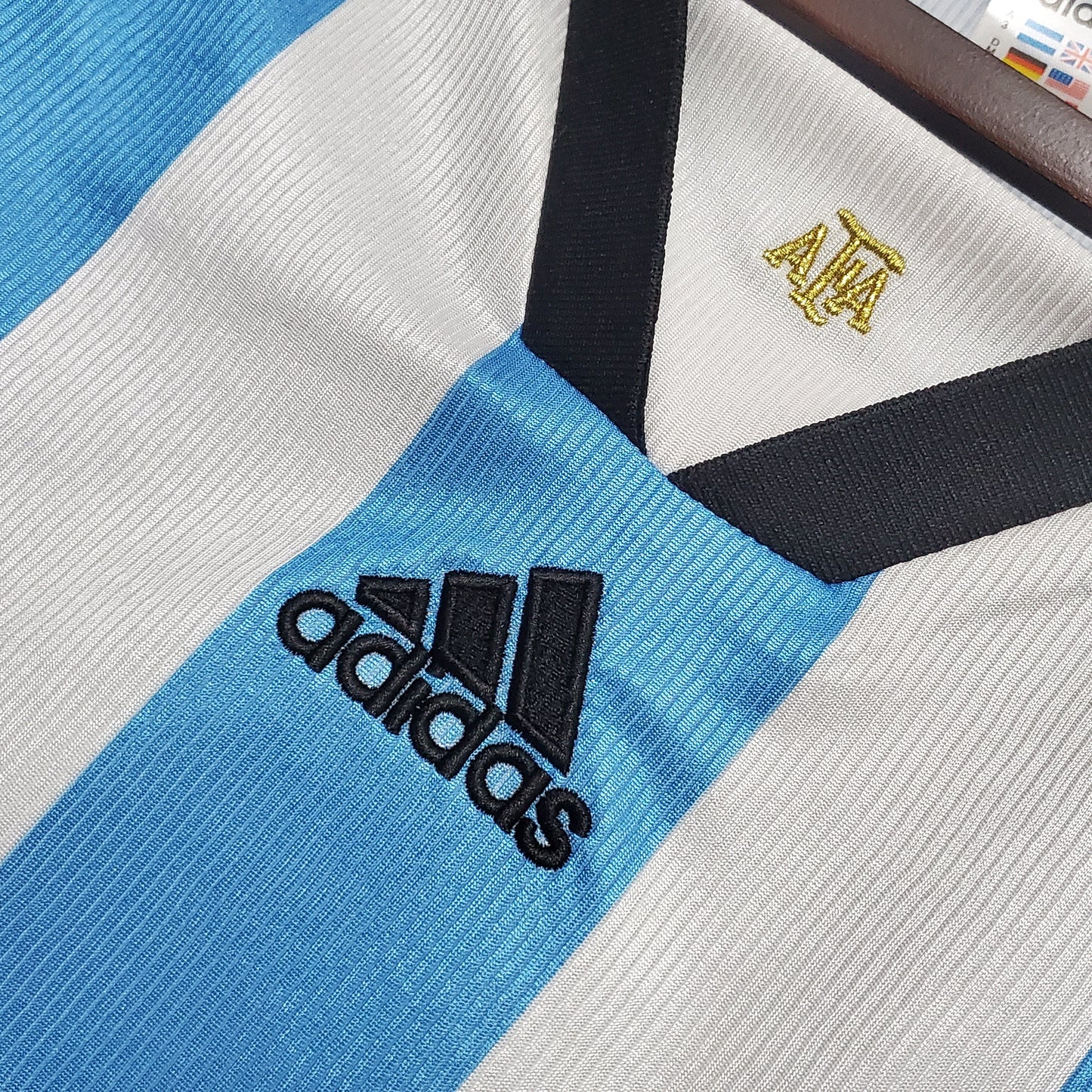 🇦🇷 1998 – Argentinien Heim Retro Trikot | WM-Klassiker