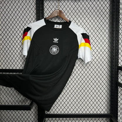 Deutschland Retro Trainingstrikot EM 2024 - Schwarz