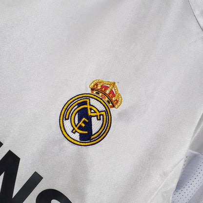 2004-05 Real Madrid Home Retro Trikot - Raul - XL