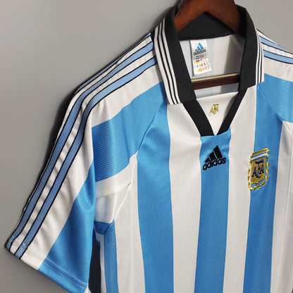 🇦🇷 1998 – Argentinien Heim Retro Trikot | WM-Klassiker