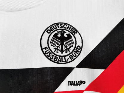 Deutschland Rudi Völler 9 Home Retro Trikot WM 1990