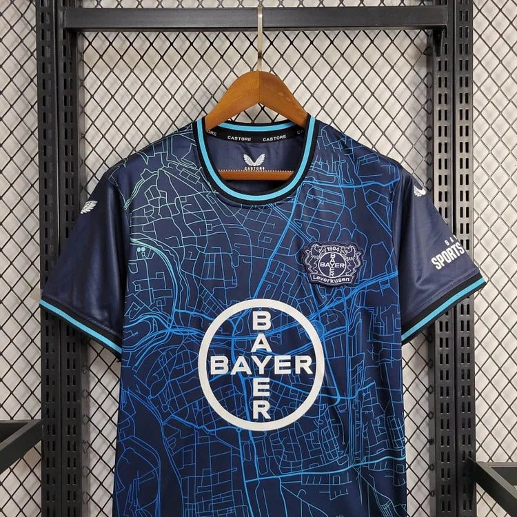 Bayer Leverkusen Sonderausgabe Trikot 2023-2024 - Blau