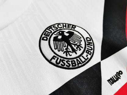 Deutschland Rudi Völler 9 Home Retro Trikot WM 1990
