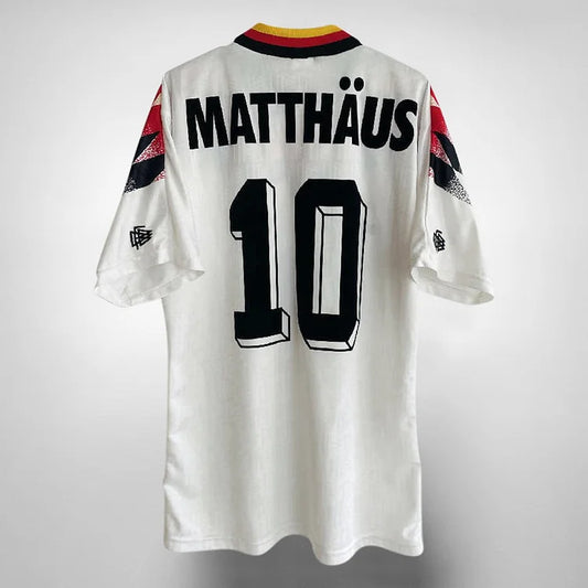 Deutschland Lothar Matthäus 10 Retro Home Trikot WM 1994