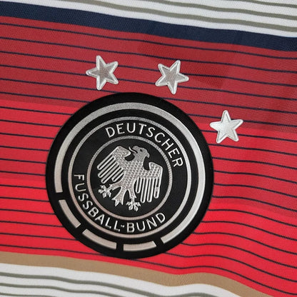 Deutschland Mario Götze 19 Retro Home Trikot WM 2014