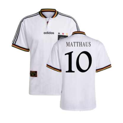 Deutschland Lothar Matthäus 10 Home Retro Trikot EM 1996