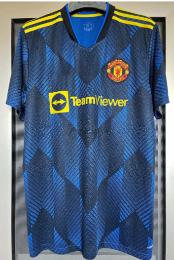 Manchester United Cristiano Ronaldo 7 UCL 3rd Trikot Kurzarm 2021-2022
