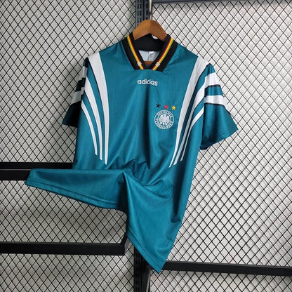 Deutschland Away Retro Trikot 1996s - Grün