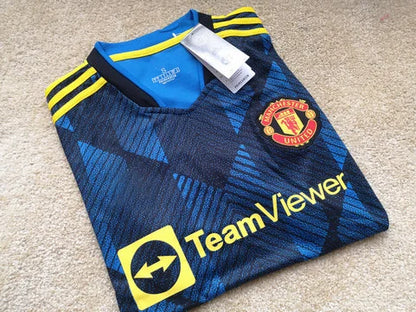 Manchester United Cristiano Ronaldo 7 UCL 3rd Trikot Kurzarm 2021-2022