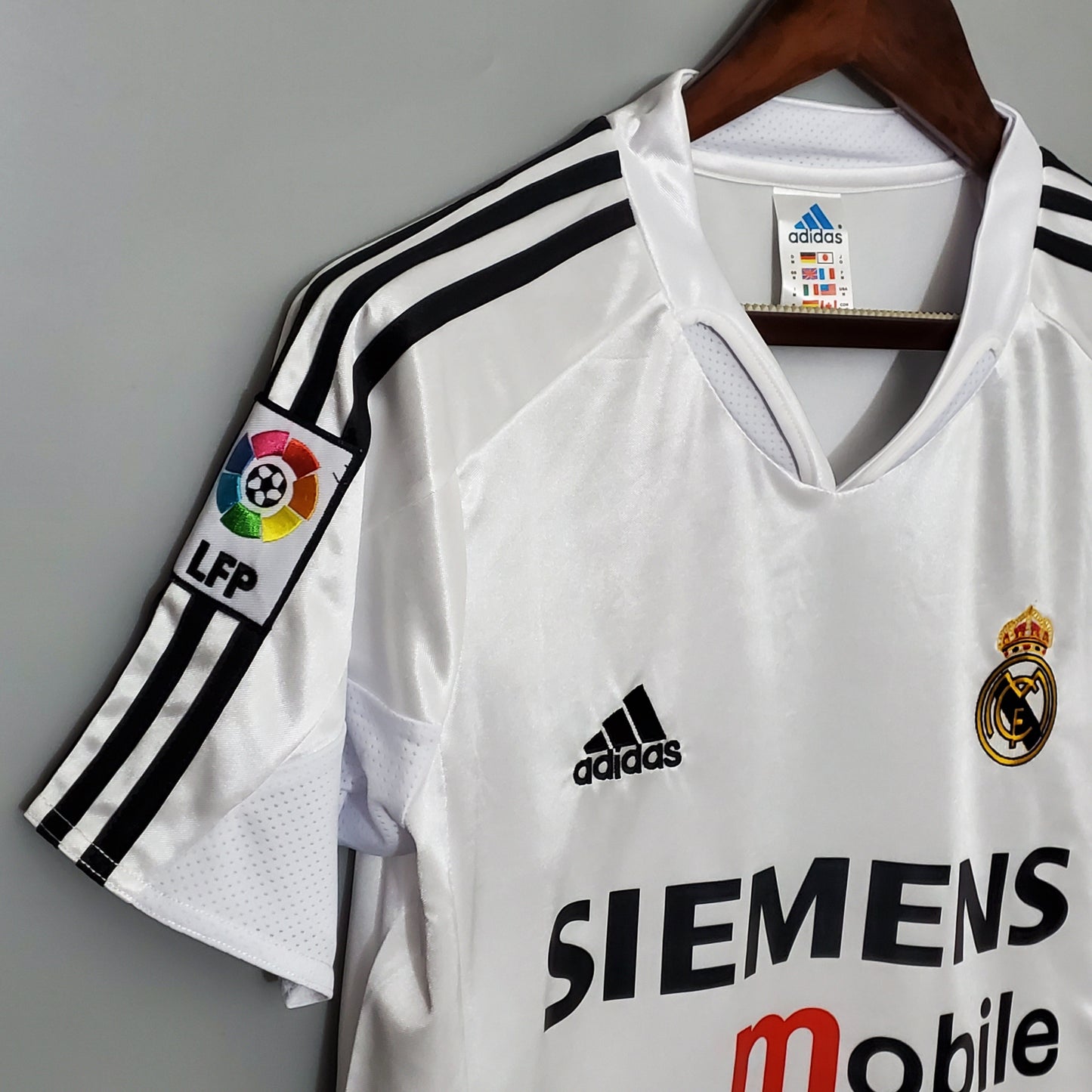 2004-05 Real Madrid Home Retro Trikot - Raul - XL