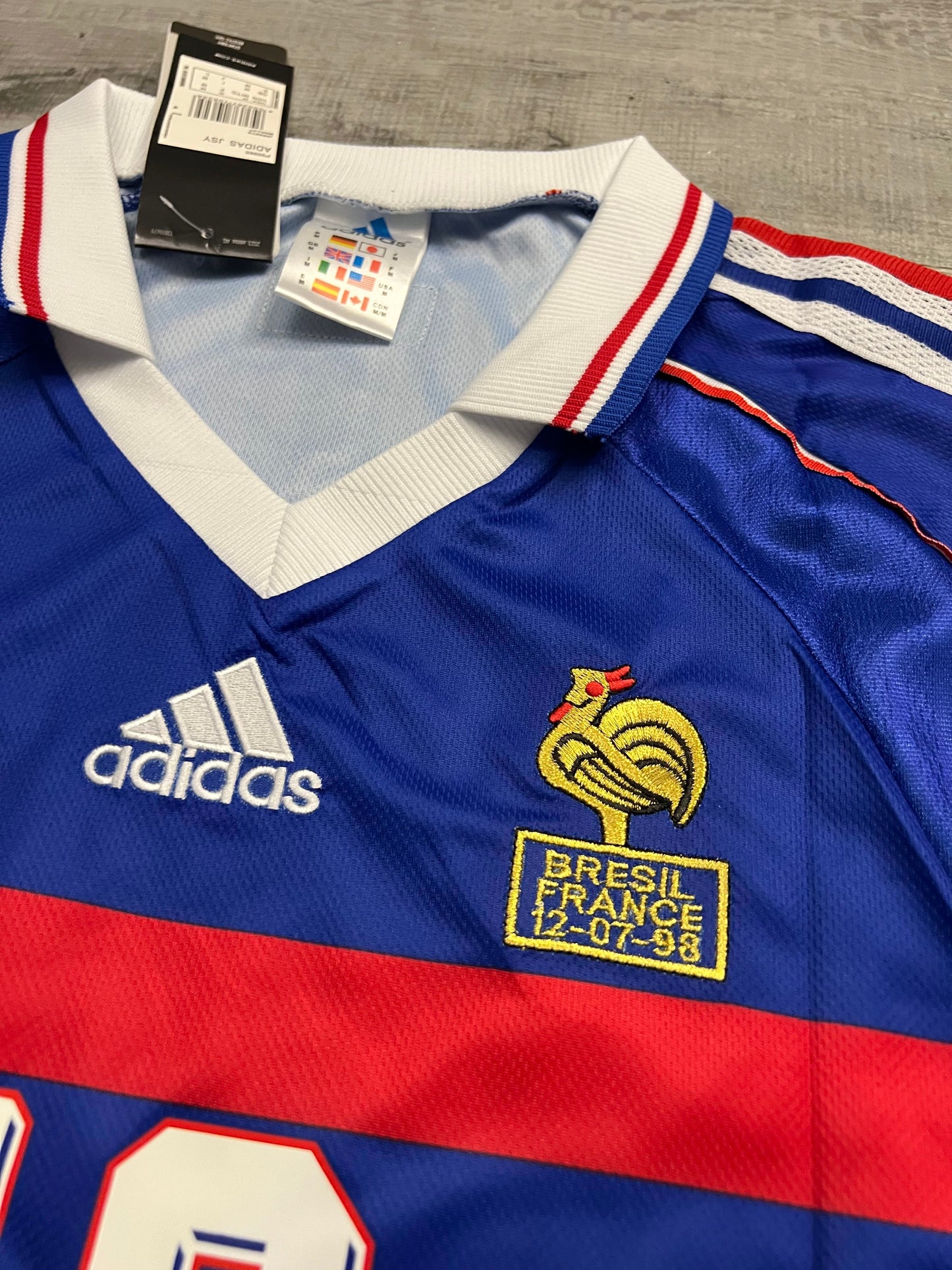 998 Frankreich Home Retro Trikot