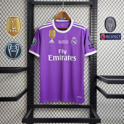 🏆 2016-17 – Real Madrid Auswärts Retro Trikot | LaLiga & Champions League Sieger