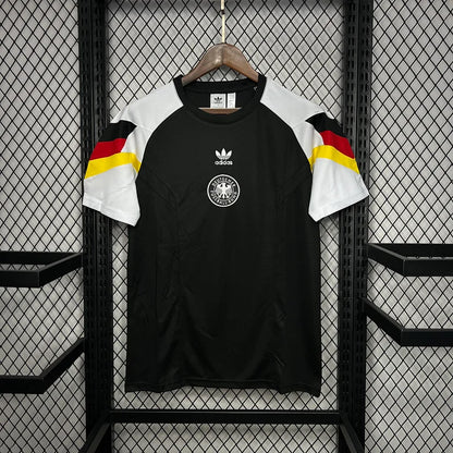 Deutschland Retro Trainingstrikot EM 2024 - Schwarz