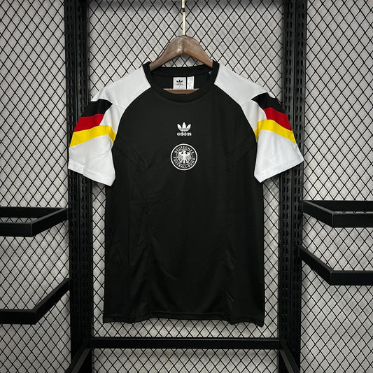 Deutschland Retro Trainingstrikot EM 2024 - Schwarz