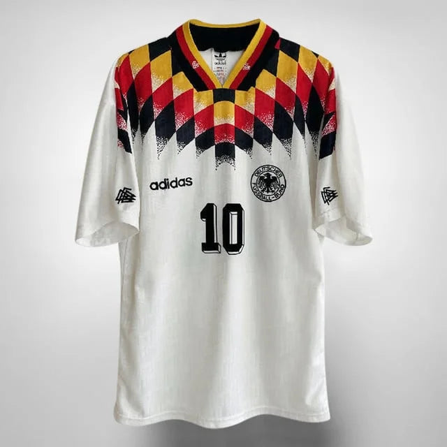 Deutschland Lothar Matthäus 10 Retro Home Trikot WM 1994