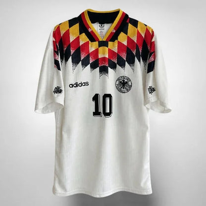 Deutschland Lothar Matthäus 10 Retro Home Trikot WM 1994