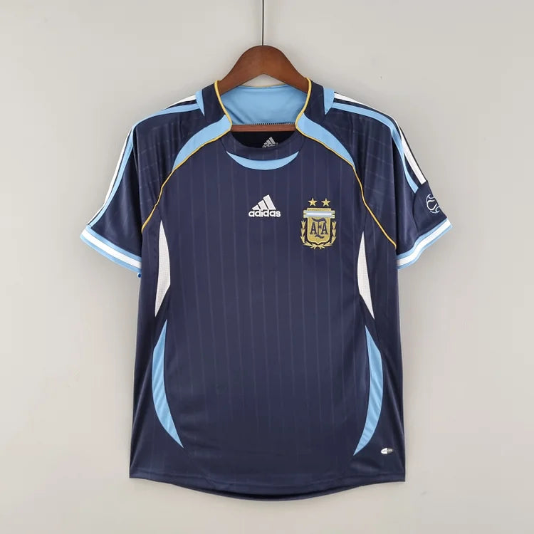 argentinien trikot wm 2006 | auswärts | retro look | dunkelblau