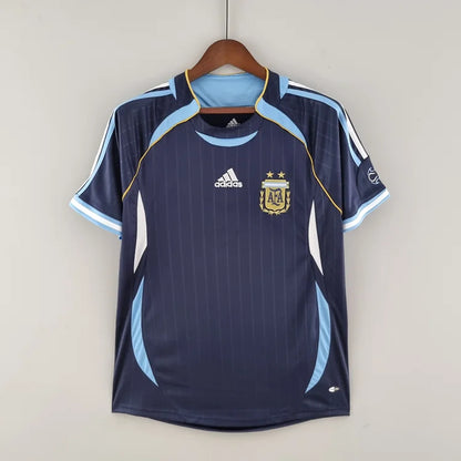 argentinien trikot wm 2006 | auswärts | retro look | dunkelblau