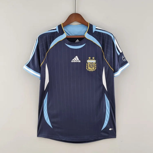 argentinien trikot wm 2006 | auswärts | retro look | dunkelblau