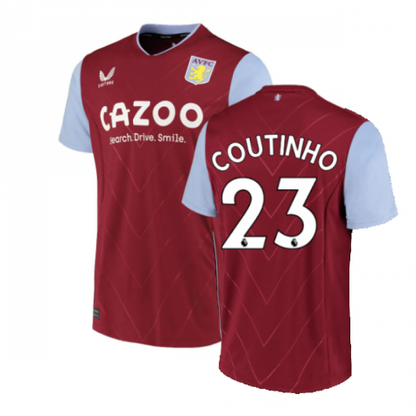Aston Villa Philippe Coutinho 23 Home Trikot 2022-2023 – Claret &amp; Blue