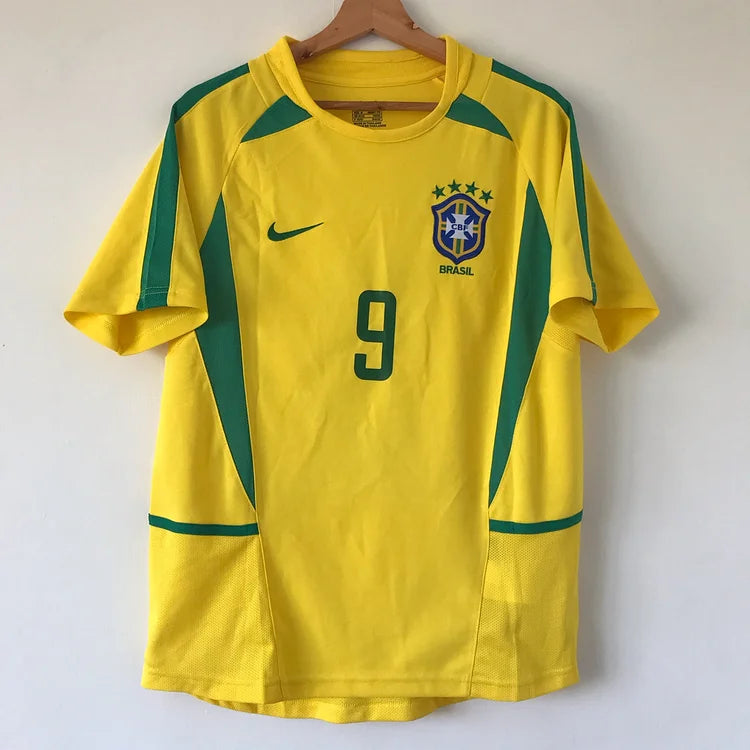 brasilien heimtrikot wm 2002 | retro | ronaldo #9