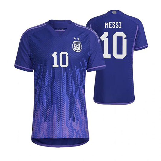 argentinien trikot wm 2022 | auswärts | messi #10