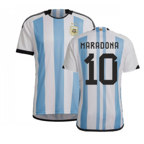 argentinien trikot wm 2022 | heim | maradona #10 | 3 sterne
