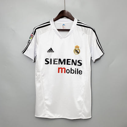 2004-05 Real Madrid Home Retro Trikot - Raul - XL
