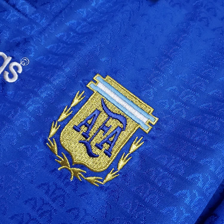 argentinien trikot wm 1994 | auswärts | retro look | blau