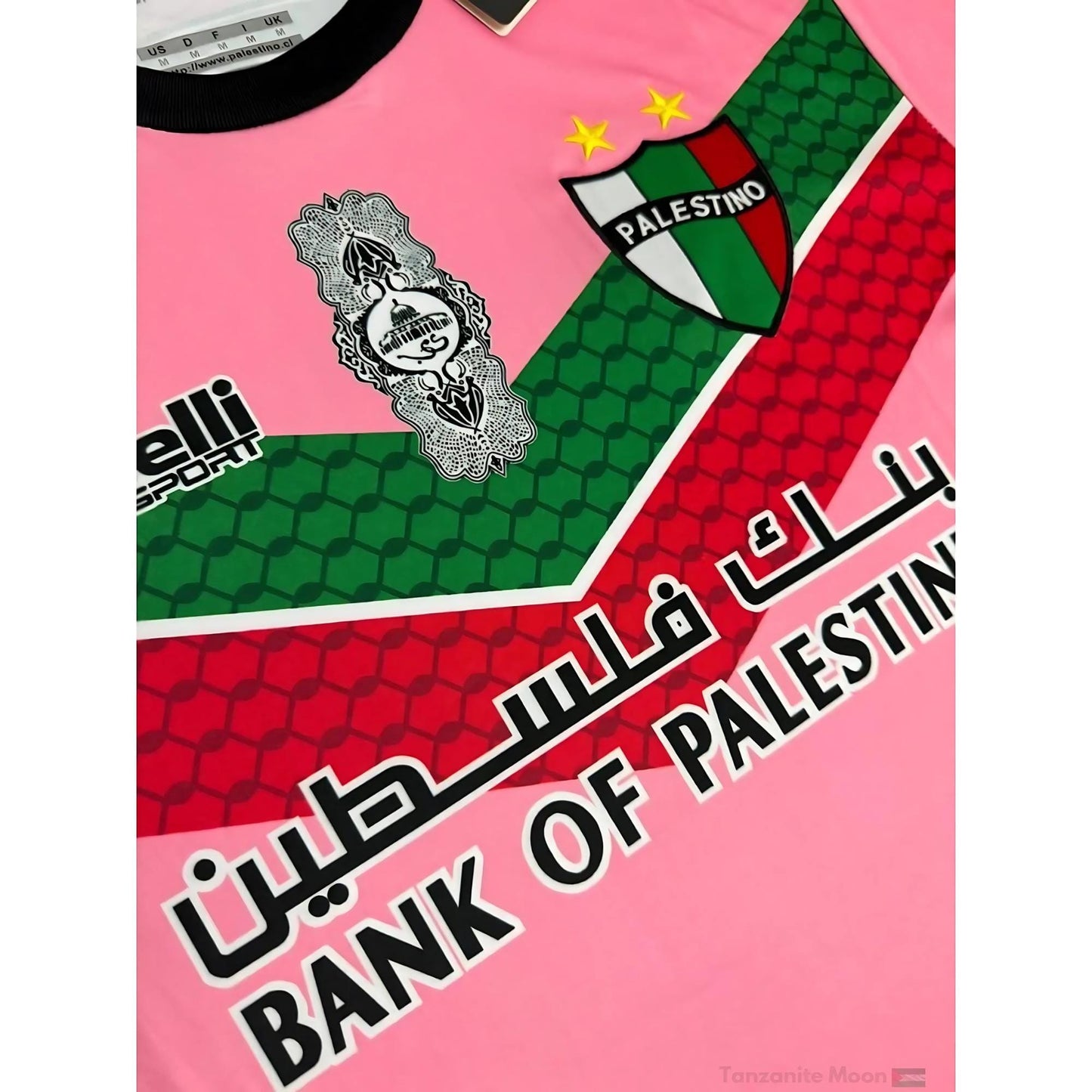 Pinkes Palästina Fußballtrikot – Unterstützung für Gaza