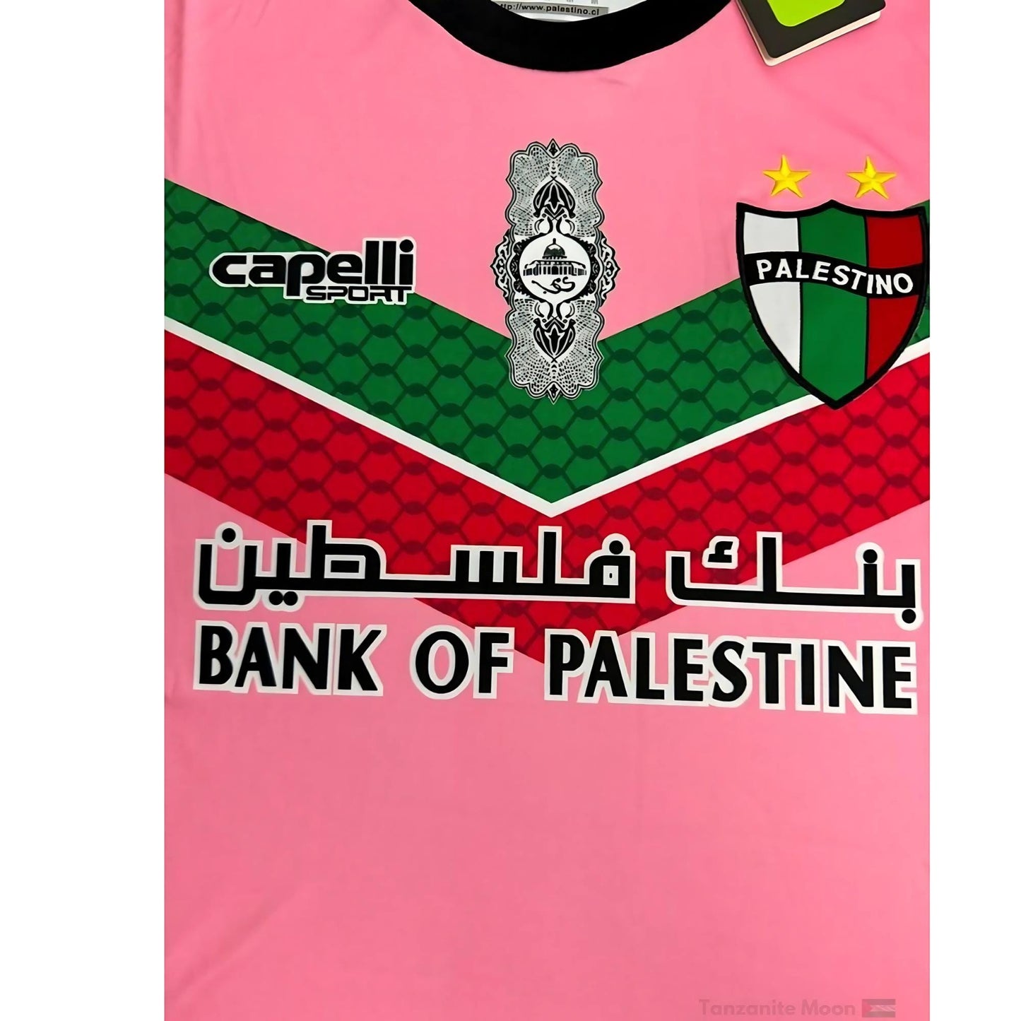 Pinkes Palästina Fußballtrikot – Unterstützung für Gaza