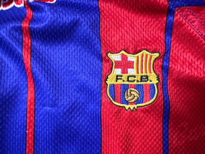 Vintage FC Barcelona Auswärtstrikot 2000-2002 - Kappa - Größe M