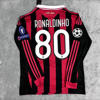 AC Milan Champions League Final 2006-2007 Trikot Retro – No. #80 Ronaldinho