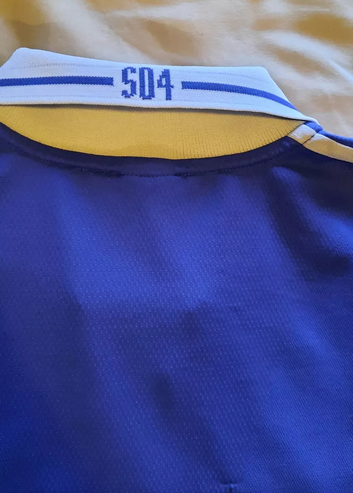 Schalke Heim Trikot XL Saison 2001/2002 Adidas blau Victoria